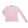 eng geschnittener v -ausschnitt Pullover in rosa mit lang arm flach